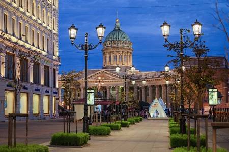 Ретро-фонари в Санкт-Петербурге оснастили светодиодами